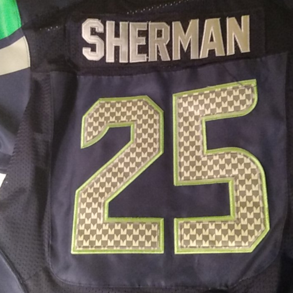 Richard Sherman Seattle Seahawks authentic jersey - Picture 4 of 4
